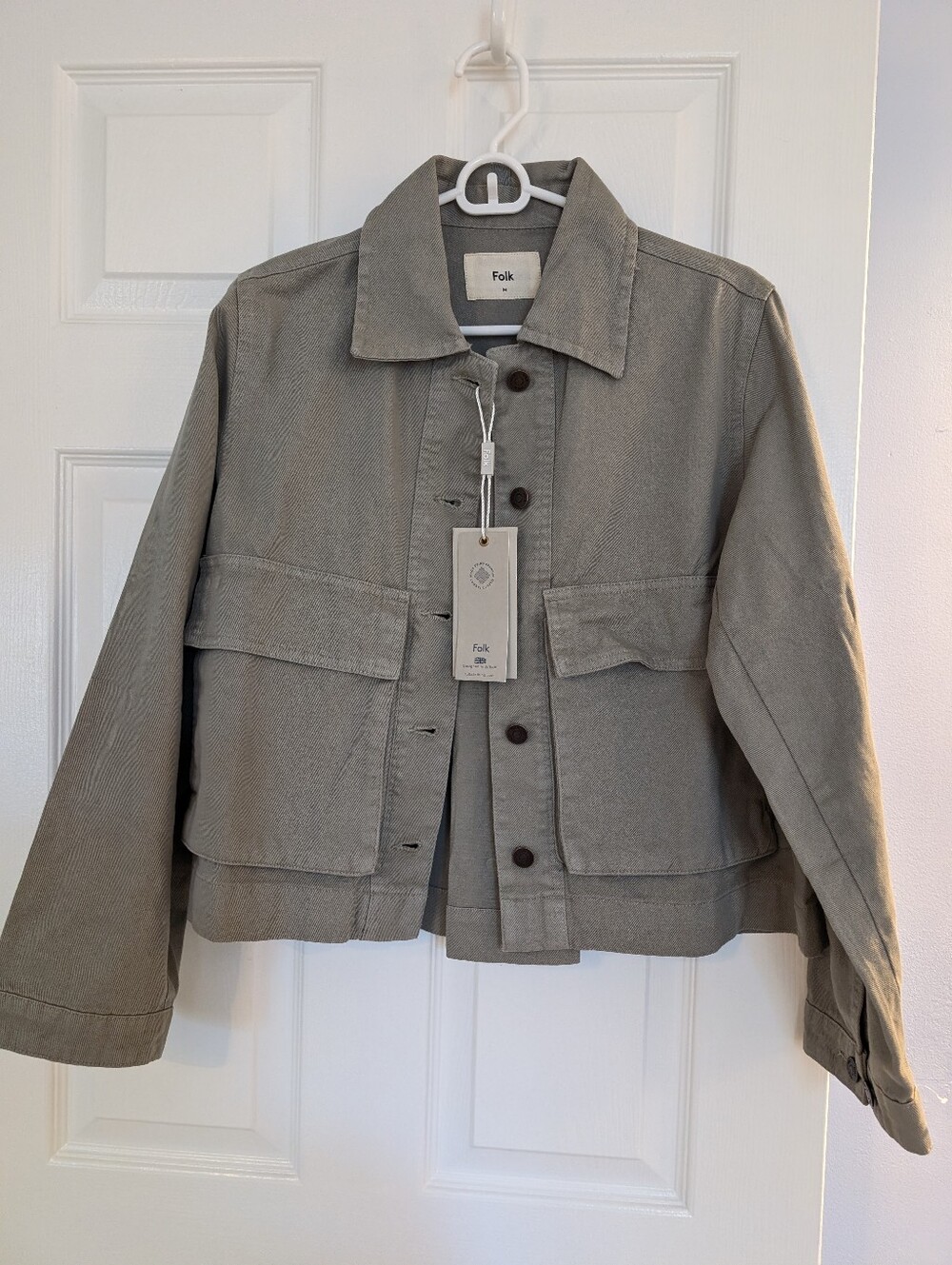 Folk Blake Women's Cotton Jacket Sage Medium